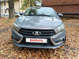 2016 Lada (ВАЗ) Vesta I, серый, 590000 рублей, вид 2