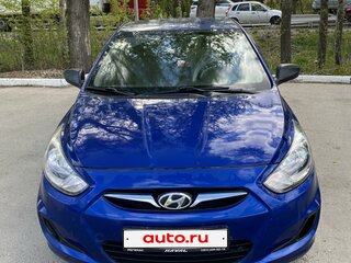 2012 Hyundai Solaris I, синий, 650000 рублей, вид 2