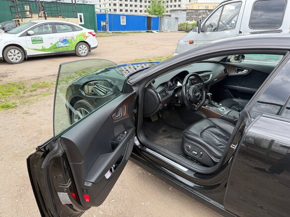 2015 Audi A7 I (4G) Рестайлинг, чёрный, 2720000 рублей - вид 8
