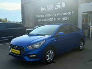 2017 Hyundai Solaris II, синий, 1030000 рублей, вид 3