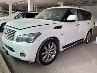 2014 Infiniti QX80 I, белый, 1715000 рублей, вид 2