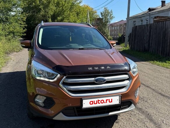 2017 Ford Kuga II Рестайлинг, коричневый, 1800000 рублей - вид 1