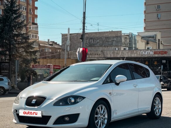 2012 SEAT Leon II Рестайлинг, белый, 1300000 рублей