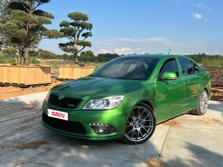 2012 Skoda Octavia RS II Рестайлинг, зелёный, 1250000 рублей, вид 3