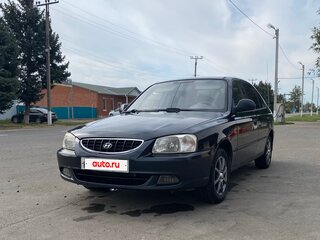2006 Hyundai Accent ТагАЗ II, чёрный, 440000 рублей, вид 1
