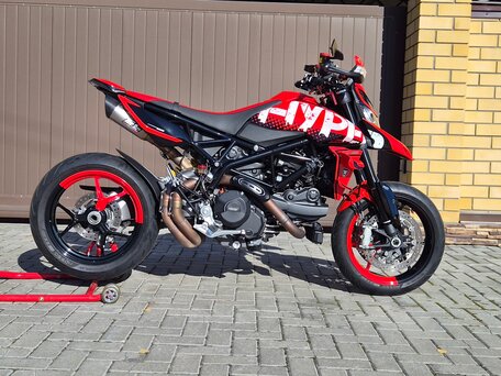 2021 Ducati Hypermotard, красный, 1300000 рублей, вид 2