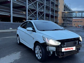 2013 Hyundai Solaris I, белый, 385000 рублей, вид 1