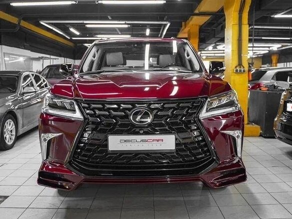 2008 Lexus LX 570 III, красный, 3500000 рублей - вид 2