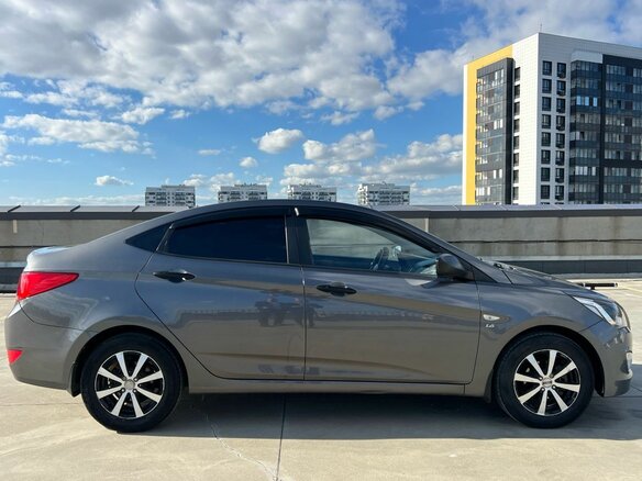 2014 Hyundai Solaris I Рестайлинг, серый, 579660 рублей - вид 5