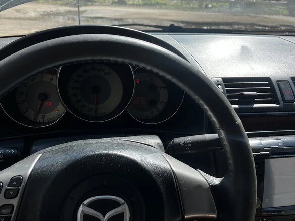 2007 Mazda 3 I (BK) Рестайлинг, чёрный - вид 2