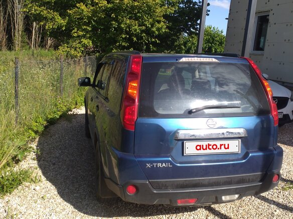 2008 Nissan X-Trail II, синий - вид 3