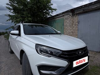 2023 Lada (ВАЗ) Vesta I Рестайлинг (NG), белый, 1480000 рублей, вид 1