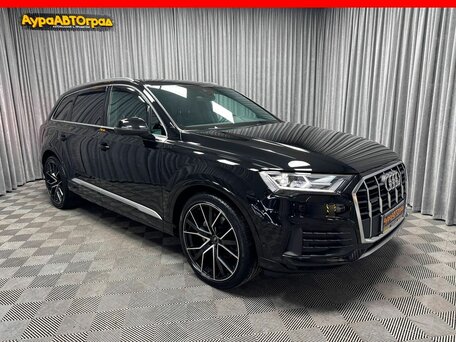 2022 Audi Q7 45 TDI II (4M) Рестайлинг, чёрный, 8948000 рублей, вид 1