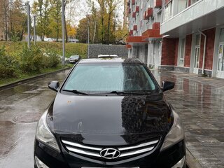 2016 Hyundai Solaris I Рестайлинг, чёрный, 570000 рублей, вид 2