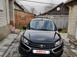 2021 Lada (ВАЗ) Granta I Рестайлинг, чёрный, 630000 рублей, вид 2
