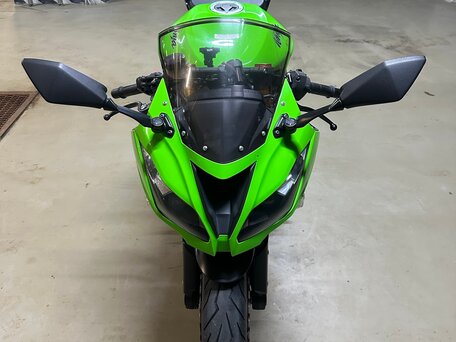 2014 Kawasaki ZX-6R Ninja, зелёный, 840000 рублей, вид 4