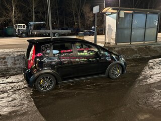 2008 Mitsubishi Colt CZT VI (Z20/Z30), чёрный, 835000 рублей, вид 4