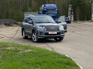 2012 Lexus LX 570 III, серый, 4000000 рублей, вид 5