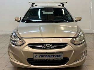 2012 Hyundai Solaris I, бежевый, 745000 рублей, вид 2