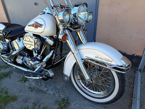 1995 Harley-Davidson Heritage, белый, 850000 рублей - вид 6