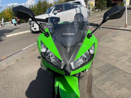 2011 Kawasaki ER-4F (Ninja 400R), зелёный, 340000 рублей, вид 5