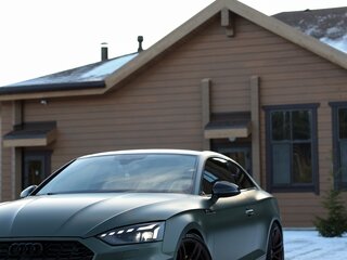 2020 Audi A5 45 TFSI II (F5) Рестайлинг, зелёный, 5300000 рублей, вид 2