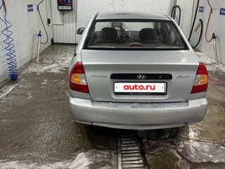 2006 Hyundai Accent ТагАЗ II, серебристый, 340000 рублей, вид 2