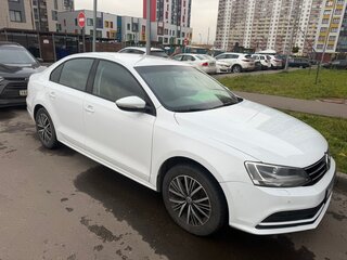 2017 Volkswagen Jetta VI Рестайлинг, белый, 1180000 рублей, вид 3