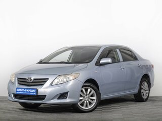 2008 Toyota Corolla X (E140, E150), голубой, 829000 рублей, вид 2
