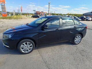 2017 Lada (ВАЗ) Vesta I, чёрный, 780000 рублей, вид 4