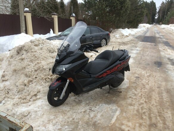 2009 Honda Forza, чёрный, 180000 рублей - вид 7