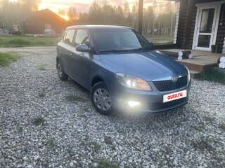 2011 Skoda Fabia II Рестайлинг, голубой, 450000 рублей, вид 2