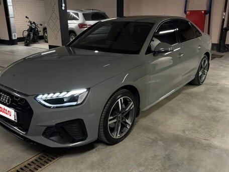 2022 Audi A4 35 TFSI V (B9) Рестайлинг, серый, 3500000 рублей, вид 2