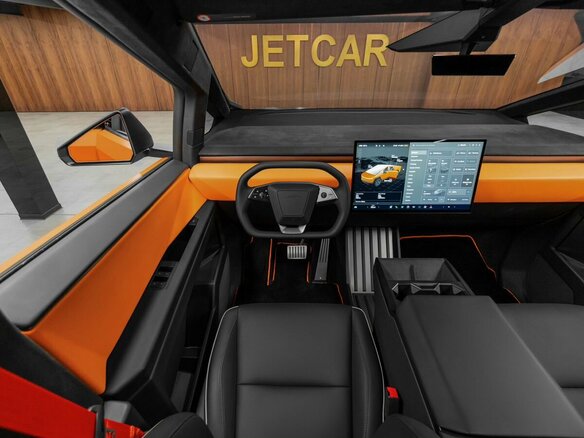 2024 Tesla Cybertruck Cyberbeast, оранжевый, 18500000 рублей - вид 21