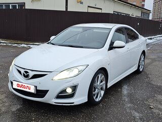 2011 Mazda 6 II (GH) Рестайлинг, белый, 990000 рублей, вид 1