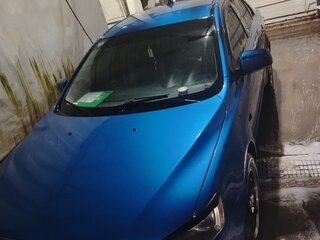 2008 Mitsubishi Lancer X, синий, 750000 рублей, вид 3