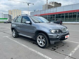 2002 BMW X5 3.0i I (E53), серебристый, 870000 рублей, вид 2