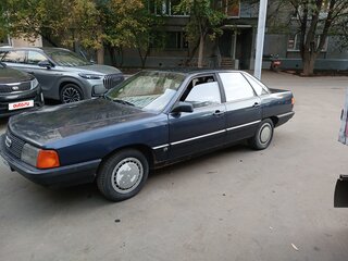 1987 Audi 100 III (C3), синий, 180000 рублей, вид 1