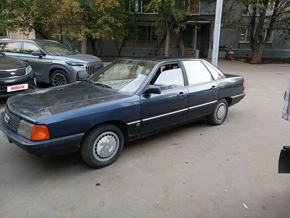 1987 Audi 100 III (C3), синий, 180000 рублей