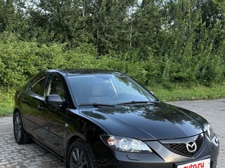 2008 Mazda 3 I (BK) Рестайлинг, чёрный, 550000 рублей, вид 3