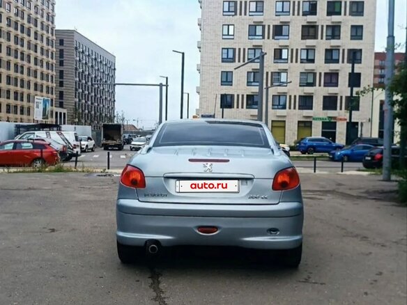 2003 Peugeot 206, серебристый, 550000 рублей - вид 7