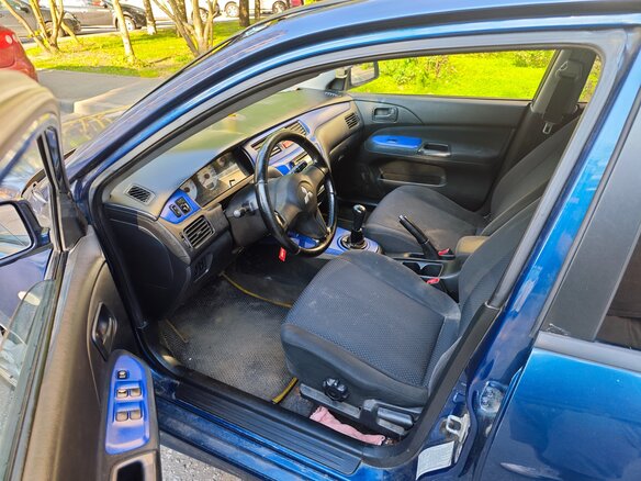 2007 Mitsubishi Lancer IX Рестайлинг, синий, 390000 рублей - вид 6