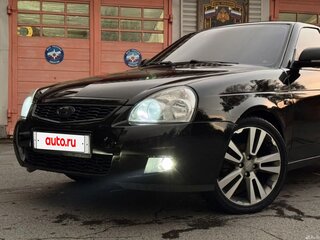 2010 Lada (ВАЗ) Priora I, чёрный, 270000 рублей, вид 2