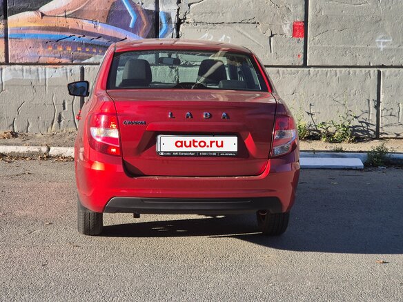 2022 Lada (ВАЗ) Granta Euro-2 I Рестайлинг, красный, 675000 рублей - вид 7