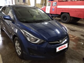2014 Hyundai Elantra V (MD) Рестайлинг, синий, 1000000 рублей, вид 3
