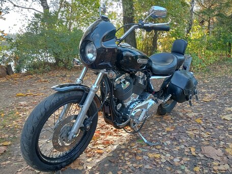 2008 Harley-Davidson Sportster 1200, чёрный, 550000 рублей, вид 1