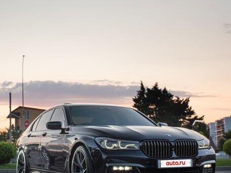 2016 BMW 7 серии 750i xDrive VI (G11/G12), чёрный, 4300000 рублей, вид 1