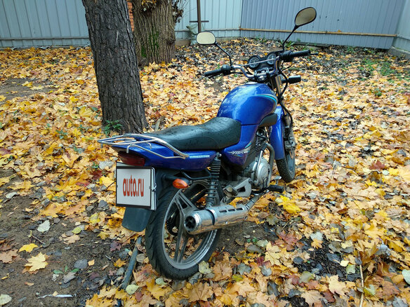 2009 Yamaha YBR125, синий - вид 3