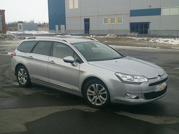 2012 Citroen C5 II, серебристый - вид 2