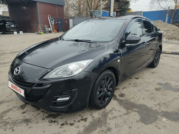 2010 Mazda 3 II (BL), чёрный, 797000 рублей
